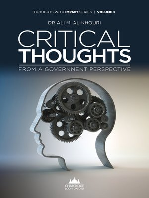 cover image of Critical Thoughts From a Government Perspective